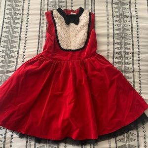 Vintage Mini Harajuku Kids 7/8 Red Dress